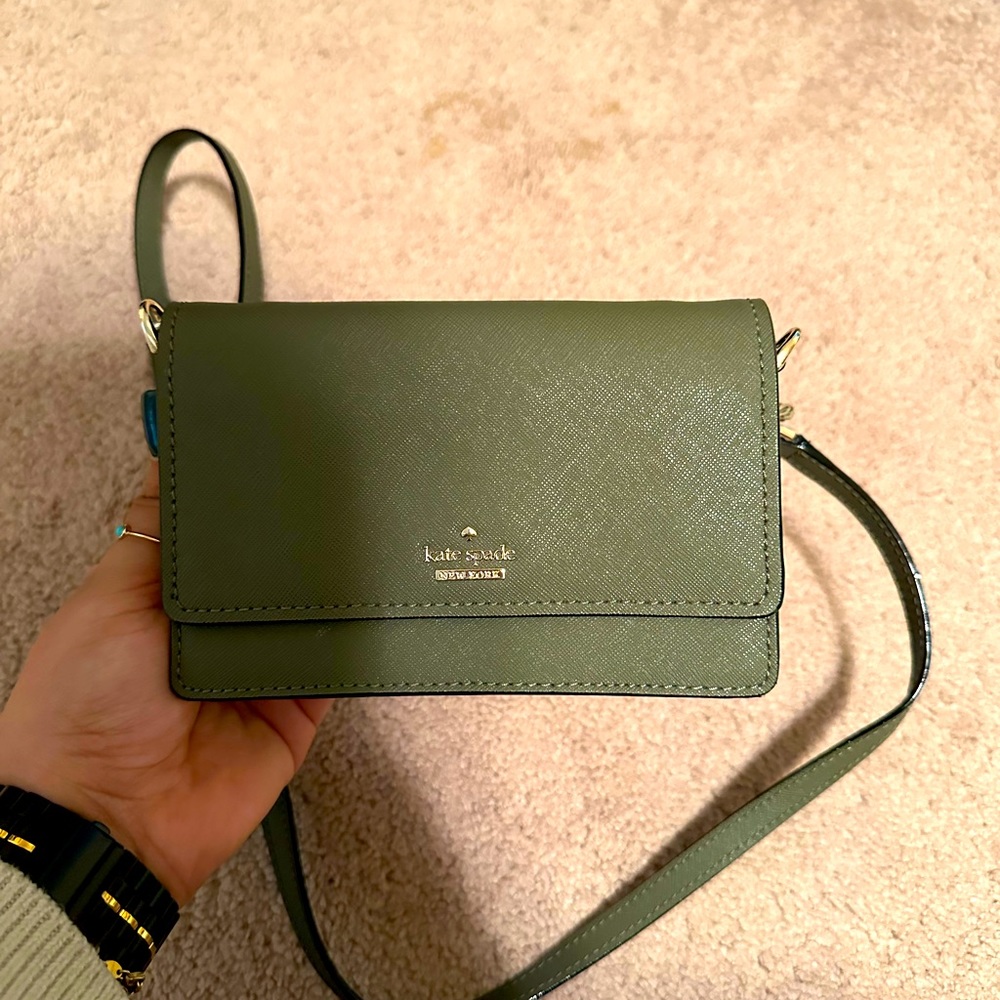 New Kate Spade Crossbody - enchanted green